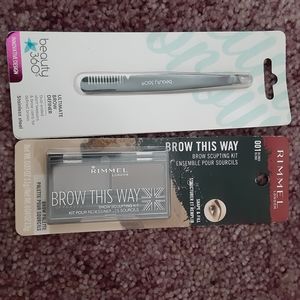 Rimmel brow this way palette and beauty 360 ultimate brow definer